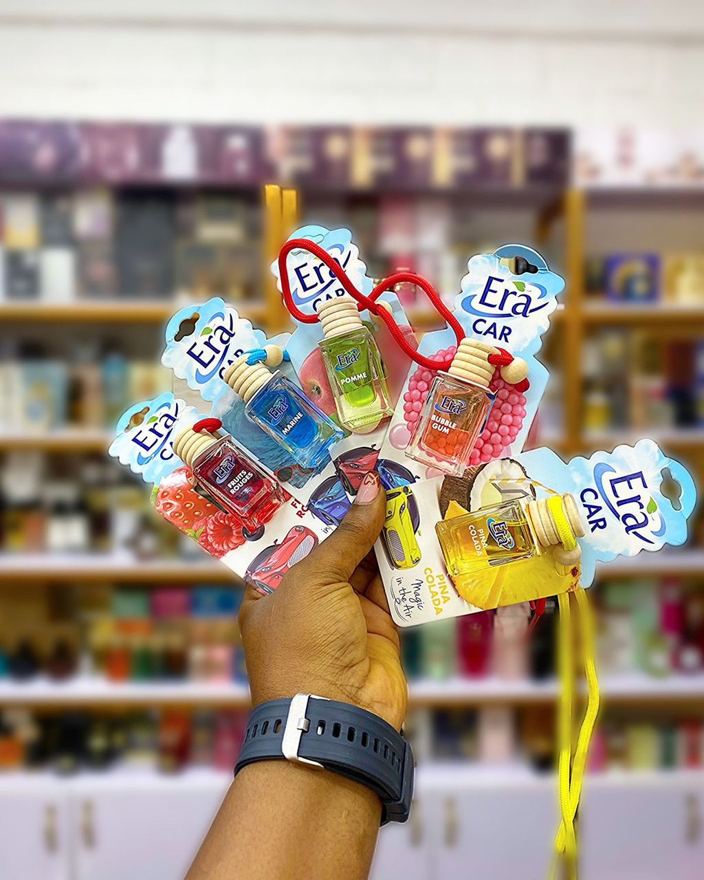 Era Car Magic Air Fresheners (Pina Colada, Bubble Gum)