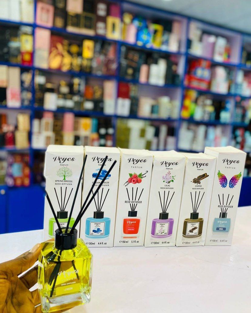 Veyes Reed Diffusers (Lemon, Coffee, Ocean Breeze)